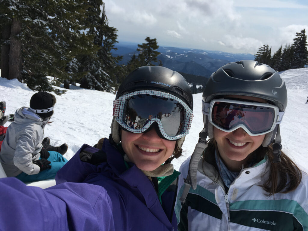 Me and Lauren in the sun