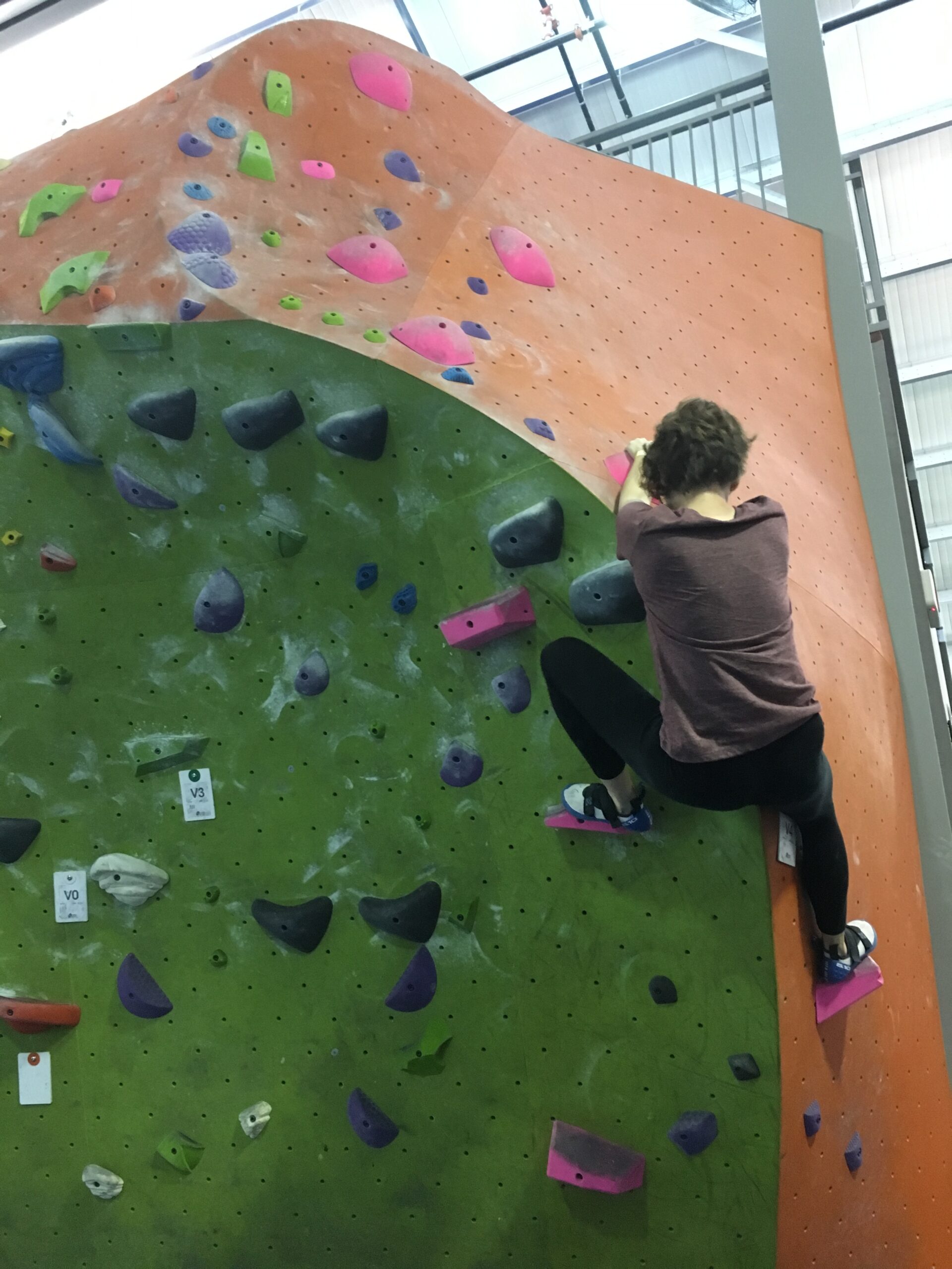 Me climbing