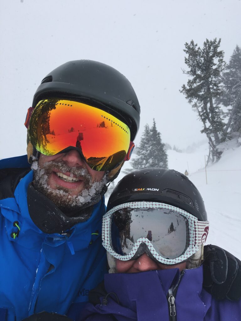 Cold day with ice in Andy's beard