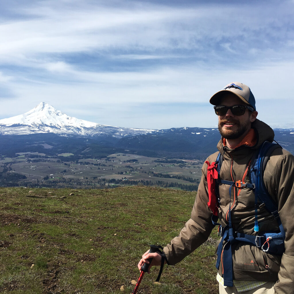 Andy and Mt. Hood