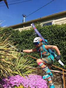 "Climbing" my front yard