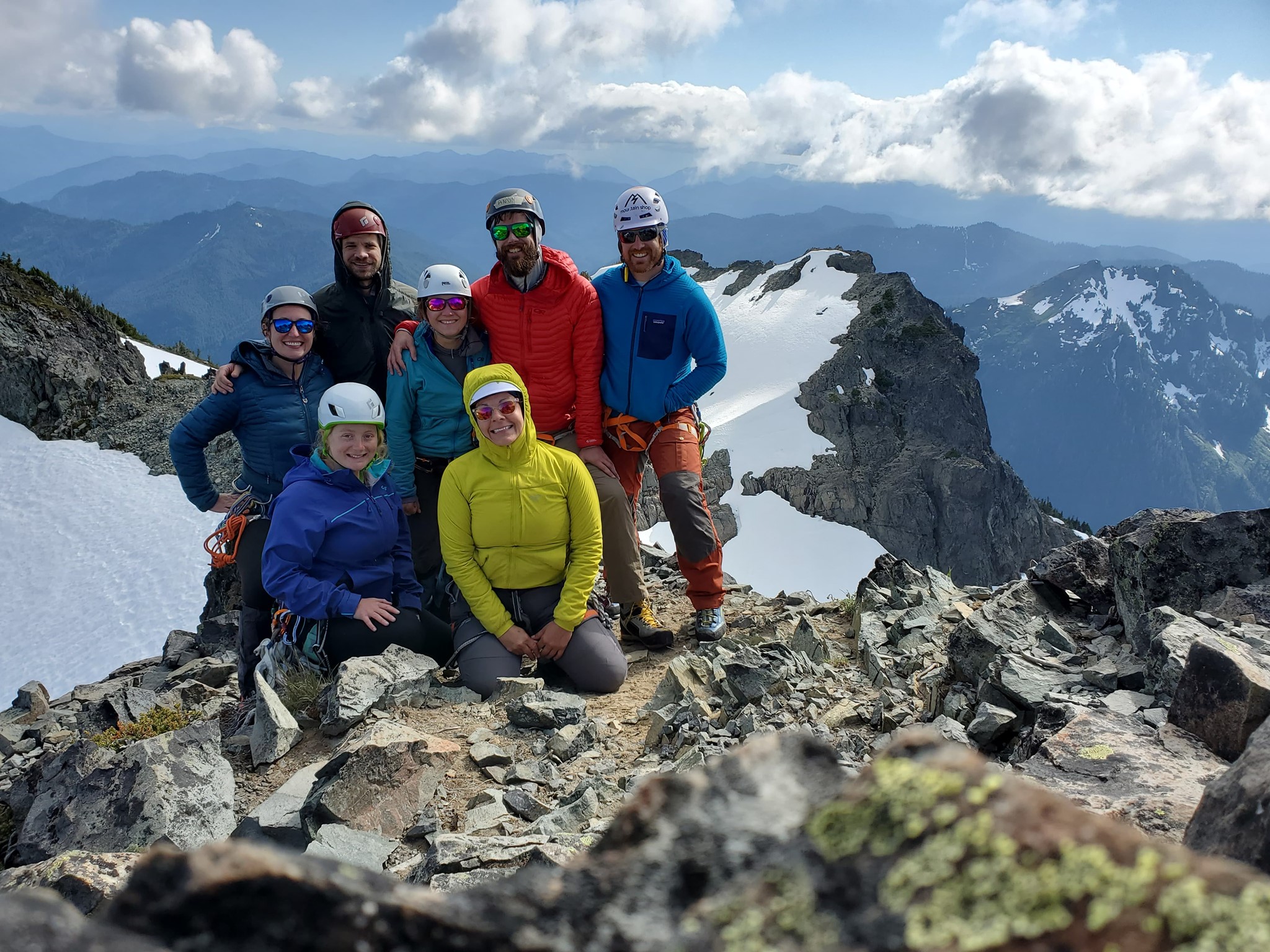 At the summit of Unicorn Peak